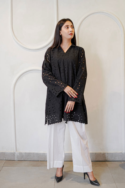 Black Shirt- Stitched